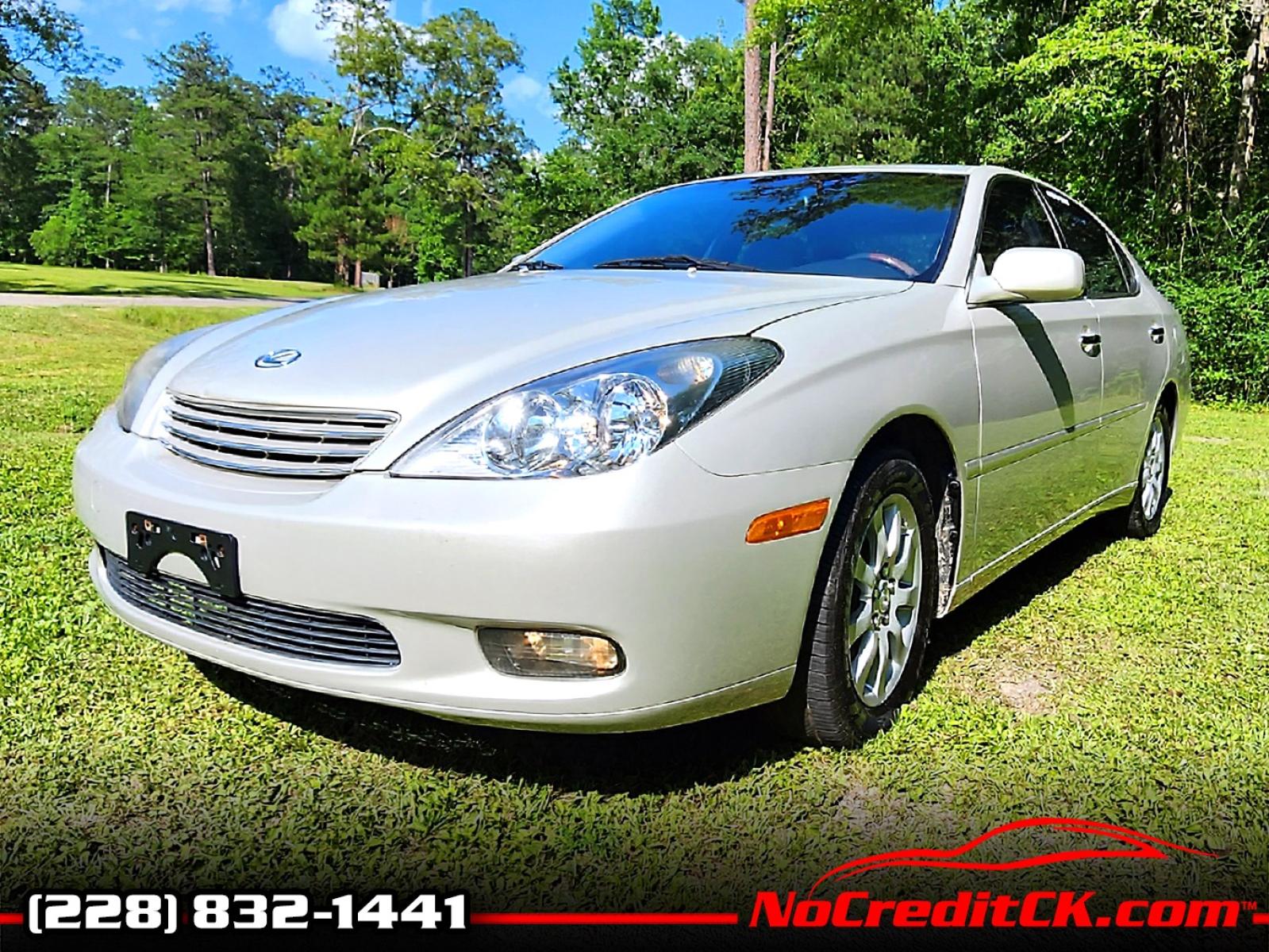 2002 Silver Lexus ES 300 Sedan (JTHBF30G220) with an 3.0L V6 DOHC 24V engine, 5-Speed Automatic Overdrive transmission, located at 18001 Kellogg Rd, Saucier, MS, 39574, (228) 832-1441, 139.421463, -76.641457 - Photo #0