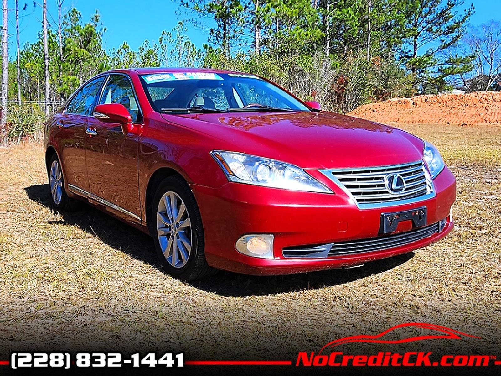 2010 Red Lexus ES 350 Sedan (JTHBK1EG7A2) with an 3.5L V6 DOHC 24V engine, 6-Speed Automatic transmission, located at 18001 Kellogg Rd., Saucier, MS, 39574, (228) 832-1441, 0.000000, 0.000000 - 1-OWNER !! 2010 LEXUS ES350 – LEXUS Strong! - V6! 3.5L DOHC 24V – Runs GREAT - Just Serviced! – CARFAX 1-OWNER Vehicle! – CLEAN CARFAX Vehicle! – AUTOMATIC Transmission – PUSH to START – Ice COLD A/C – Power SUNROOF – AM // FM // - Photo #0