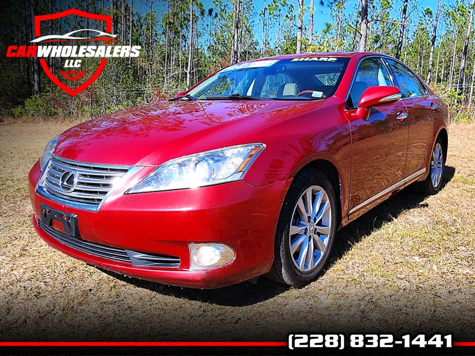 2010 Red Lexus ES 350 Sedan (JTHBK1EG7A2) with an 3.5L V6 DOHC 24V engine, 6-Speed Automatic transmission, located at 18001 Kellogg Rd., Saucier, MS, 39574, (228) 832-1441, 0.000000, 0.000000 - 1-OWNER !! 2010 LEXUS ES350 – LEXUS Strong! - V6! 3.5L DOHC 24V – Runs GREAT - Just Serviced! – CARFAX 1-OWNER Vehicle! – CLEAN CARFAX Vehicle! – AUTOMATIC Transmission – PUSH to START – Ice COLD A/C – Power SUNROOF – AM // FM // - Photo #1