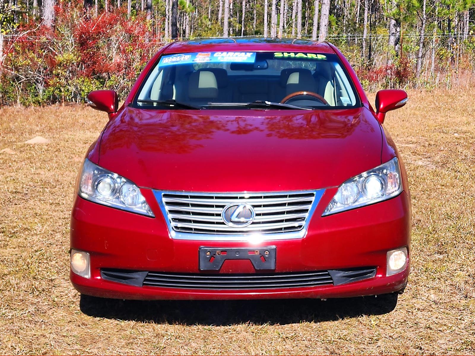 2010 Red Lexus ES 350 Sedan (JTHBK1EG7A2) with an 3.5L V6 DOHC 24V engine, 6-Speed Automatic transmission, located at 18001 Kellogg Rd., Saucier, MS, 39574, (228) 832-1441, 0.000000, 0.000000 - 1-OWNER !! 2010 LEXUS ES350 – LEXUS Strong! - V6! 3.5L DOHC 24V – Runs GREAT - Just Serviced! – CARFAX 1-OWNER Vehicle! – CLEAN CARFAX Vehicle! – AUTOMATIC Transmission – PUSH to START – Ice COLD A/C – Power SUNROOF – AM // FM // - Photo #2
