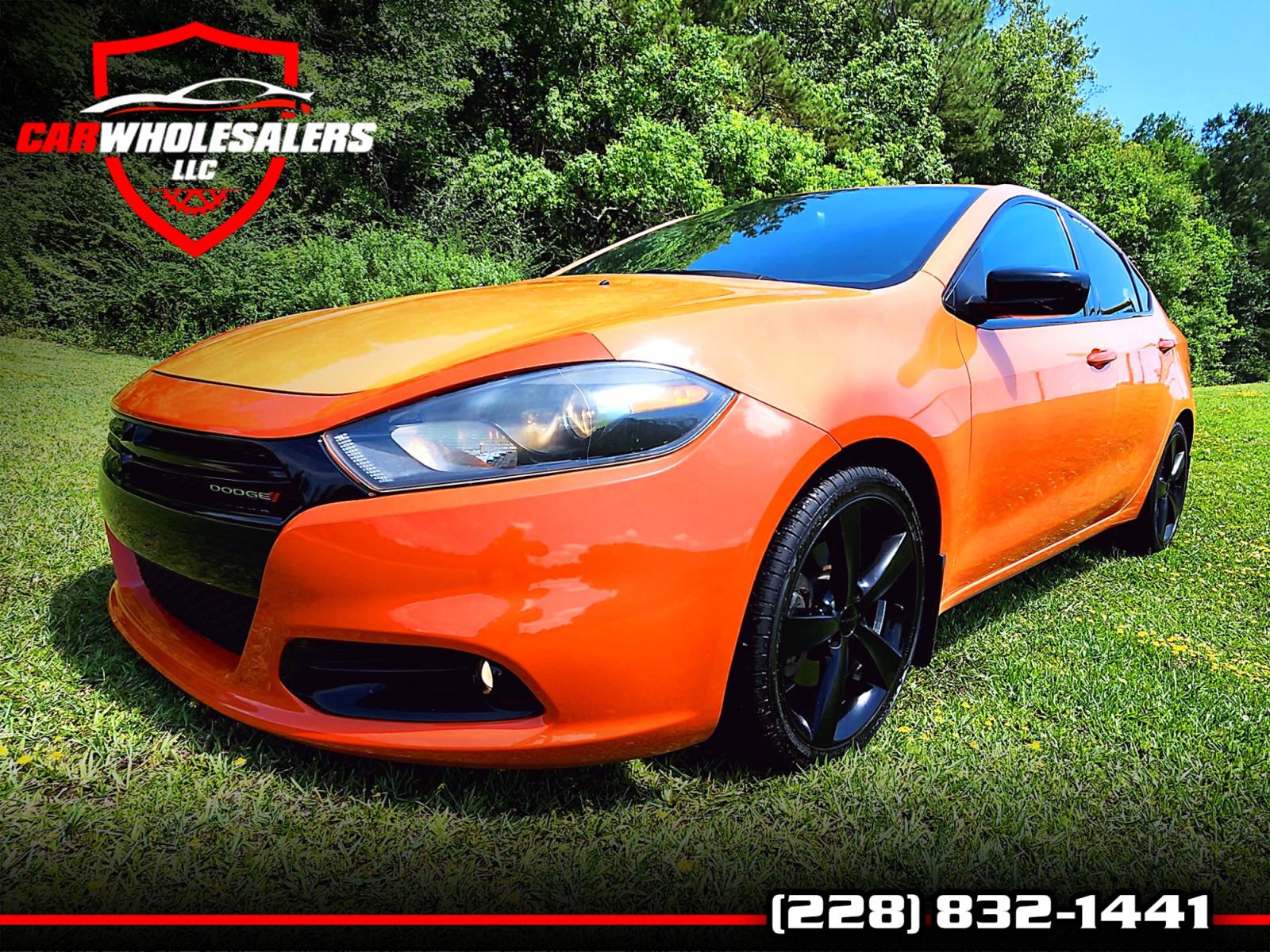 2015 Orange Dodge Dart SXT (1C3CDFBB6FD) with an 2.4L L4 DOHC 16V engine, Automatic transmission, located at 18001 Kellogg Rd., Saucier, MS, 39574, (228) 832-1441, 0.000000, 0.000000 - SUPER SPORTY !! 2015 DODGE DART SXT – DODGE Strong! - 2.4L DOHC 16V – Runs GREAT - Just Serviced! – CLEAN CARFAX Vehicle! – FUEL SAVER!! est. 34 MPG hwy! – AUTOMATIC Transmission – AFTERMARKET 2-TONE FADE GRAPHICS – Ice COLD A/C – Touchsc - Photo #0