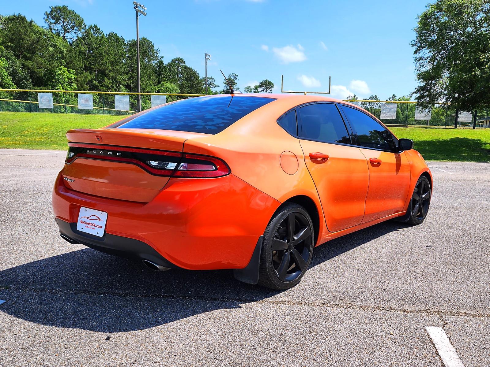 2015 Orange Dodge Dart SXT (1C3CDFBB6FD) with an 2.4L L4 DOHC 16V engine, Automatic transmission, located at 18001 Kellogg Rd., Saucier, MS, 39574, (228) 832-1441, 0.000000, 0.000000 - SUPER SPORTY !! 2015 DODGE DART SXT – DODGE Strong! - 2.4L DOHC 16V – Runs GREAT - Just Serviced! – CLEAN CARFAX Vehicle! – FUEL SAVER!! est. 34 MPG hwy! – AUTOMATIC Transmission – AFTERMARKET 2-TONE FADE GRAPHICS – Ice COLD A/C – Touchsc - Photo #6