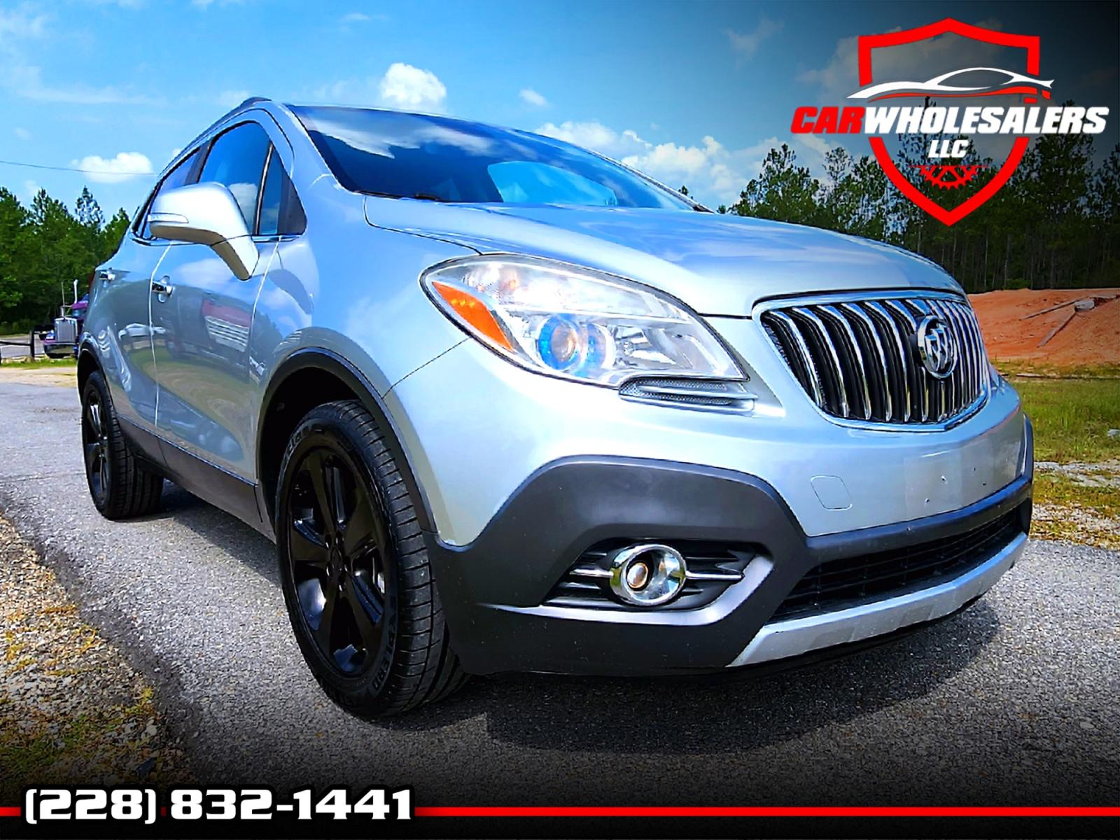 2014 Silver Buick Encore Convenience FWD (KL4CJBSB7EB) with an 1.4L L4 DOHC 16V TURBO engine, 6-Speed Automatic transmission, located at 18001 Kellogg Rd., Saucier, MS, 39574, (228) 832-1441, 0.000000, 0.000000 - Photo #0